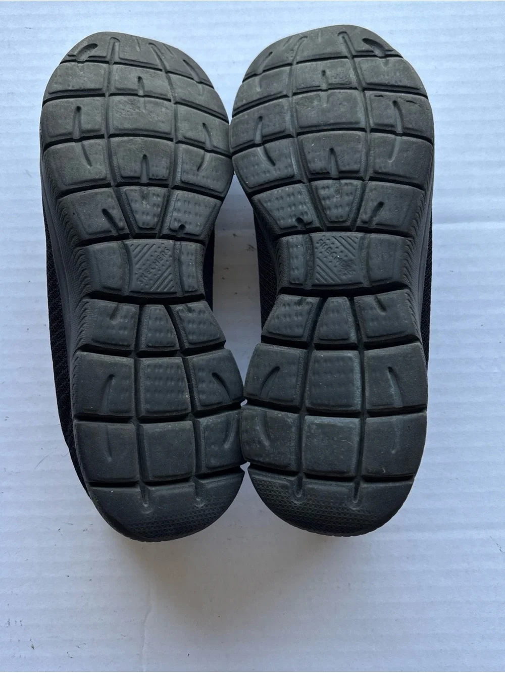 Skechers Women’s Black Slip-On Knit Sneakers Air Cooled -Memory Foam